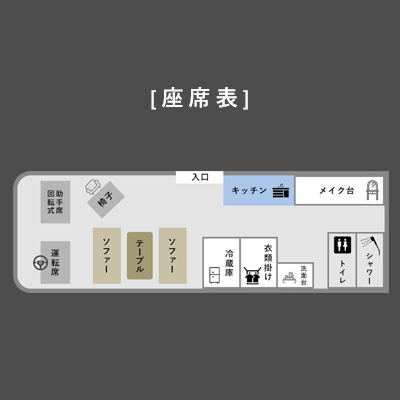 座席表　BRAVE260