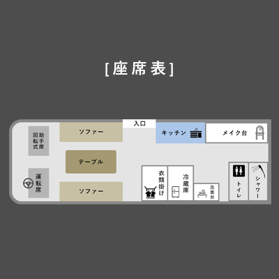 座席表　BRAVE265